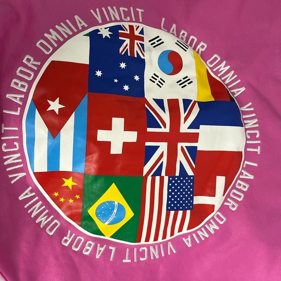 Elbow Grease Athletics Long Sleeve Graphic Hoodie With Zip Pockets Woman's Large - Picture 3 of 6